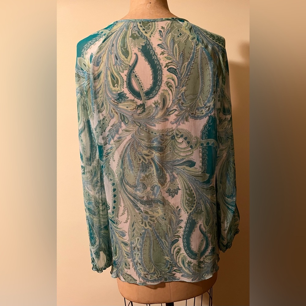 Coldwater Creek Silk Blouse - image 4